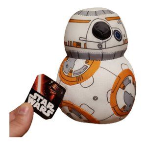 Star Wars BB-8 Droid Plush Toy The Force Awakens Orange / White Brand New NWT